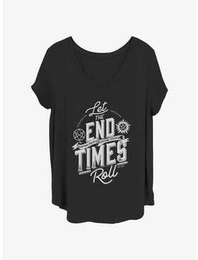 Supernatural Let The End Times Roll Womens T-Shirt Plus Size, , hi-res