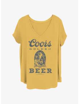 Coors Golden Vintage Beer Womens T-Shirt Plus Size, , hi-res