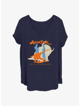 Avatar: The Last Airbender Silhouette Womens T-Shirt Plus Size, , hi-res