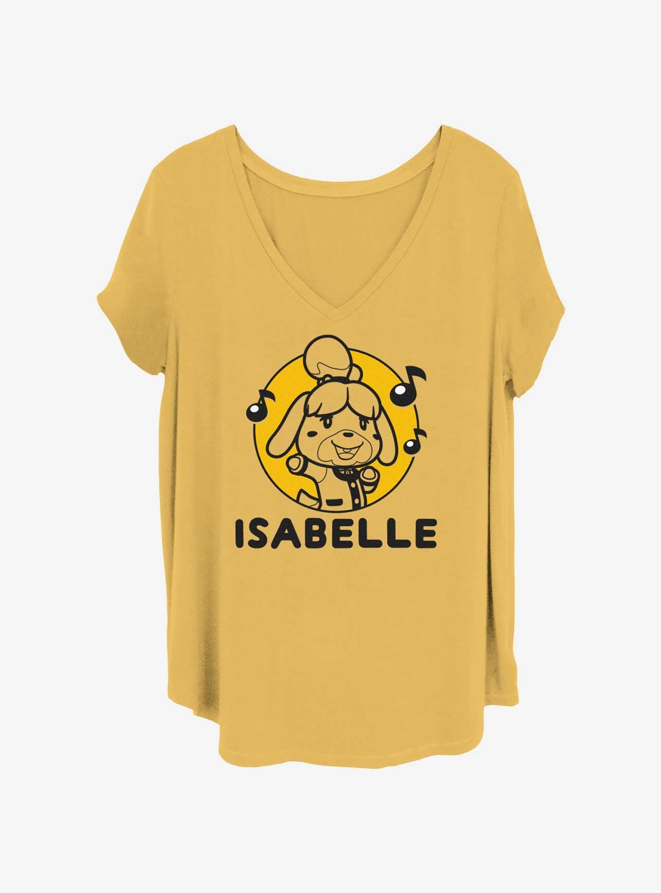 Nintendo Isabelle Singing Womens T-Shirt Plus Size, OCHRE, hi-res