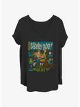 Scooby-Doo Mystery Poster Womens T-Shirt Plus Size, BLACK, hi-res