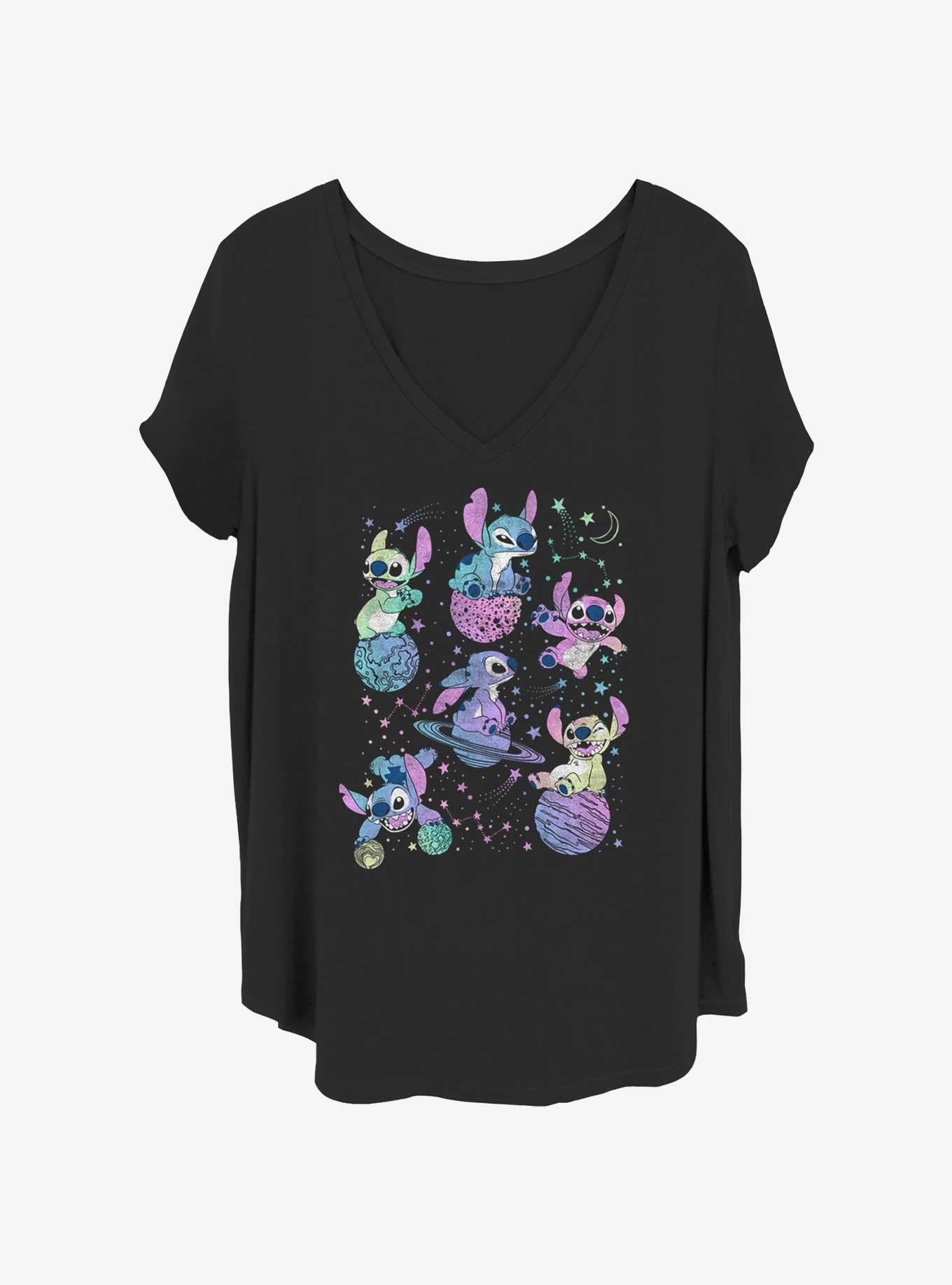 Disney Lilo & Stitch Planetary Stitch Womens T-Shirt Plus Size, , hi-res