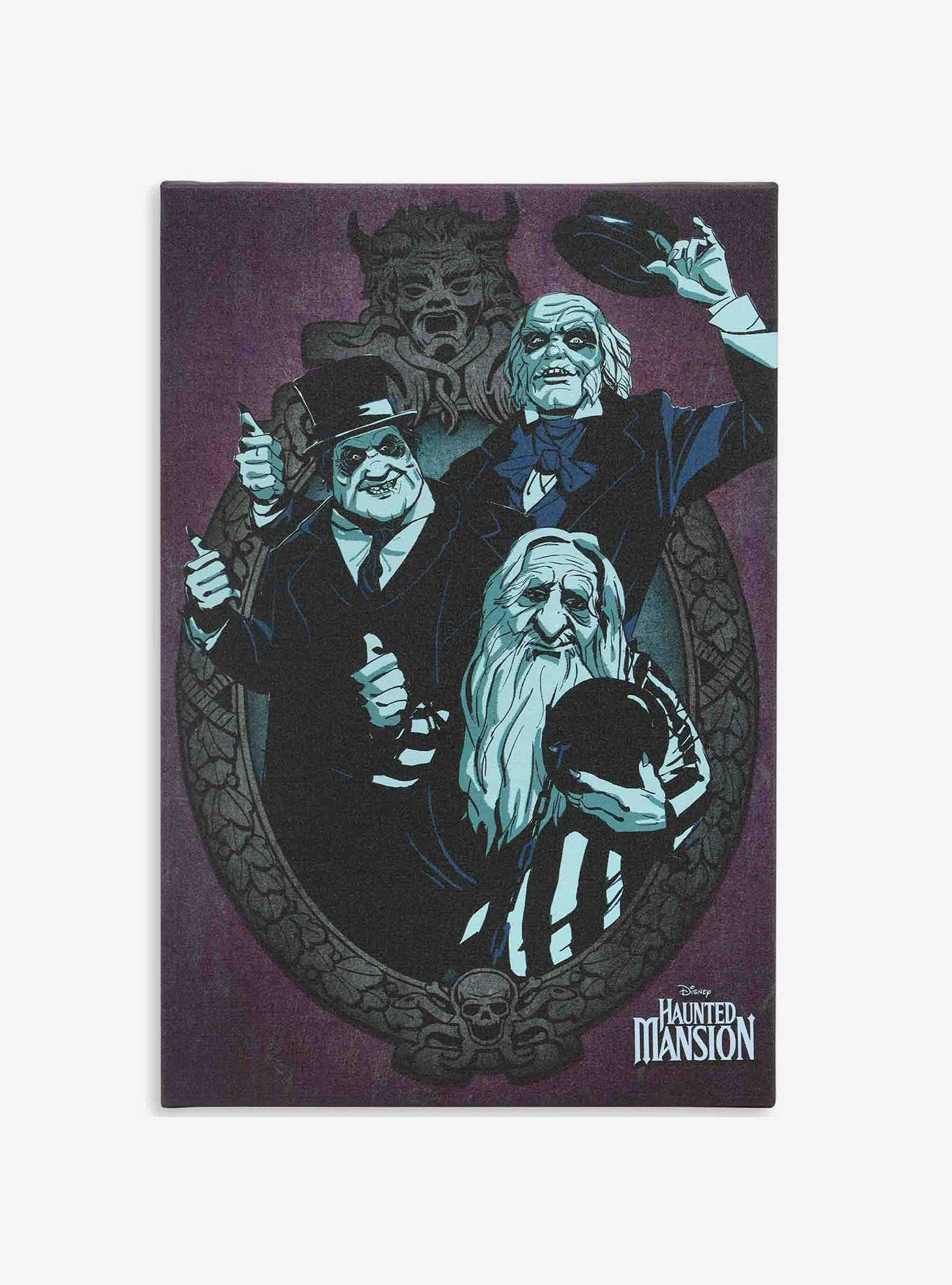 Disney Haunted Mansion Hitchhiking Ghosts Ghoulish Greeting Canvas Wall Decor, , hi-res