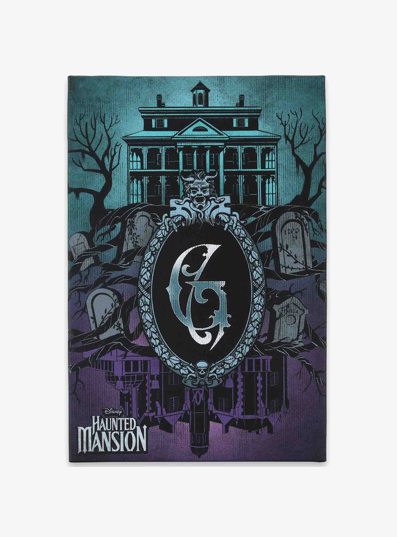 Disney Haunted Mansion Tombstone Scene Canvas Wall Decor, , hi-res