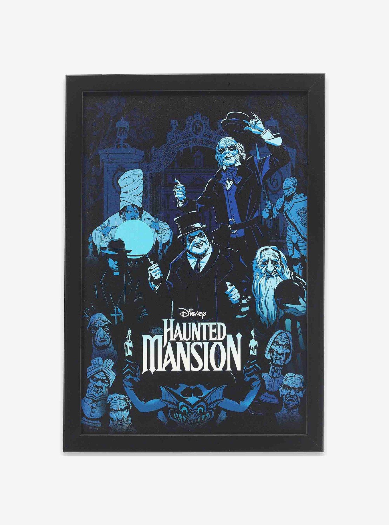 Disney Haunted Mansion Character Collage Framed Wood Wall Decor, , hi-res