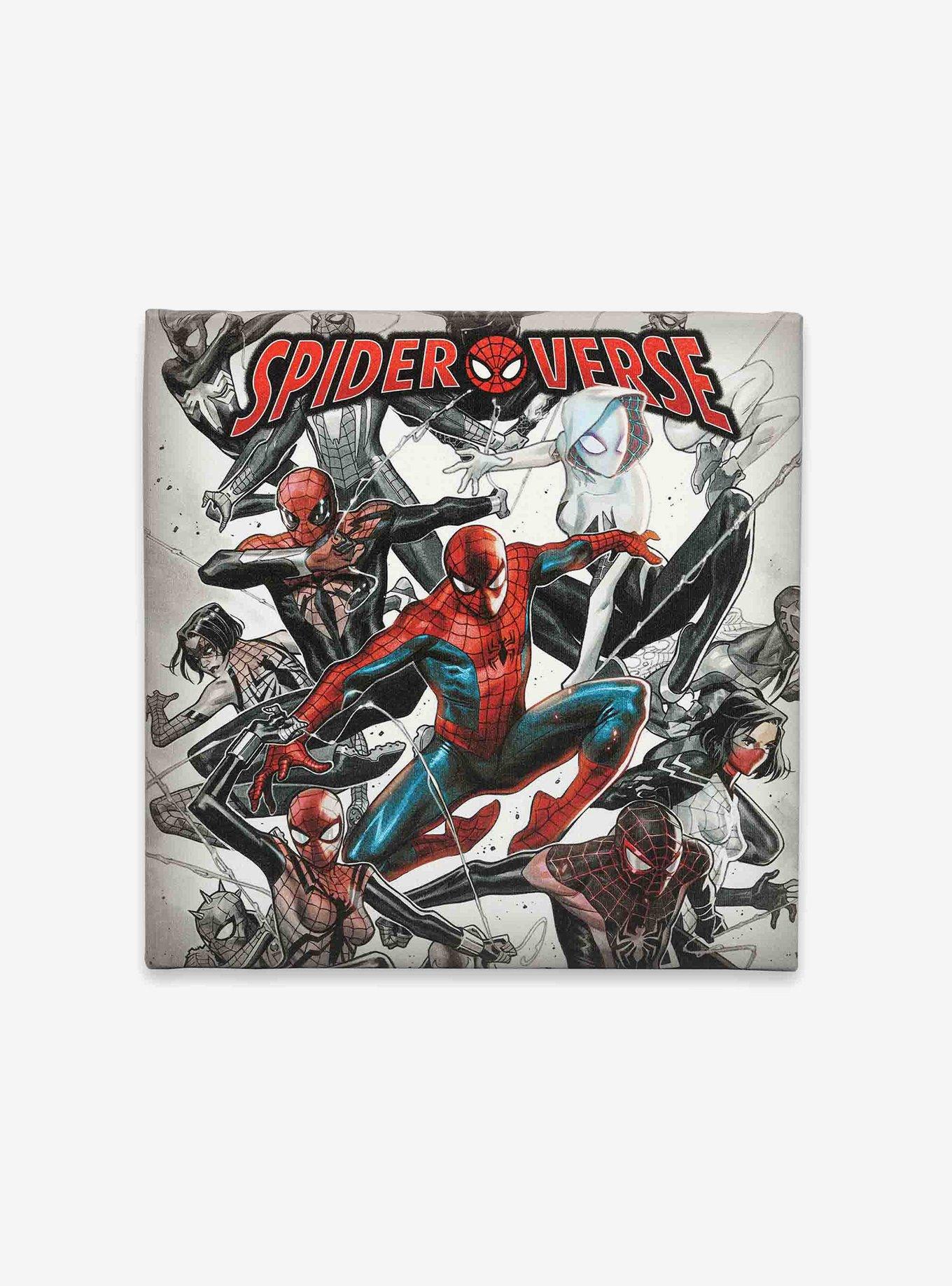 Marvel Spider-Man Spider-Verse Characters in Battle Canvas Wall Decor, , hi-res