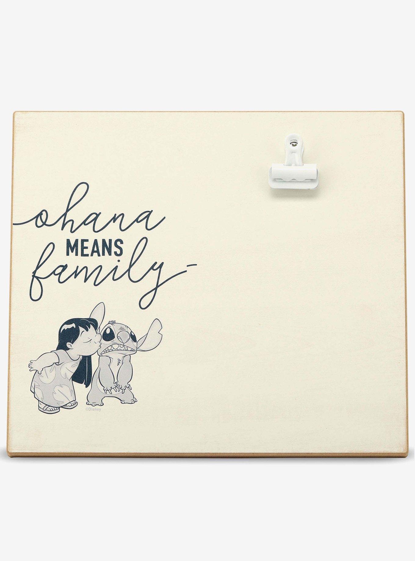 Disney Lilo & Stitch Ohana Means Family Wood Clip Picture Frame, , hi-res