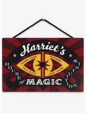 Disney Haunted Mansion Harriet's House of Magic Hanging Wood Sign, , hi-res