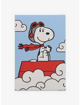 Peanuts Snoopy The Flying Ace in Clouds Canvas Wall Decor, , hi-res