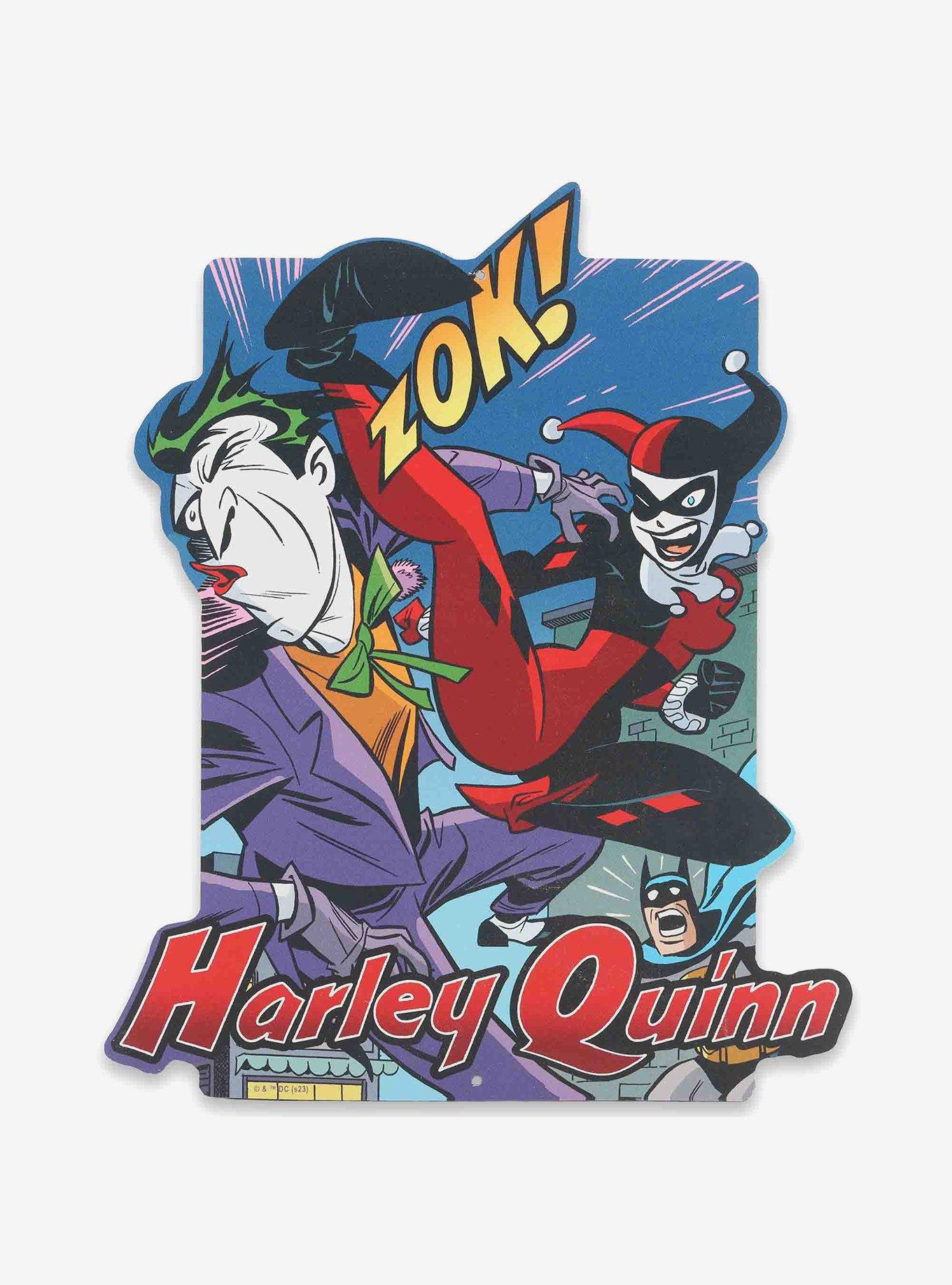 DC Comics Harley Quinn & Joker Zok Metal Wall Decor, , hi-res