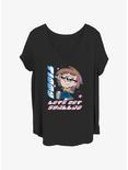 Nickelodeon Timmy Get Shallow Womens T-Shirt Plus Size, BLACK, hi-res