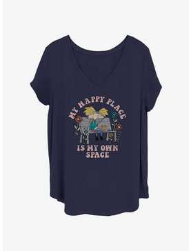 Nickelodeon Hey Arnold My Happy Place Womens T-Shirt Plus Size, , hi-res
