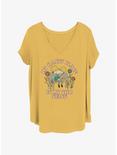 Nickelodeon Hey Arnold My Happy Place Womens T-Shirt Plus Size, OCHRE, hi-res