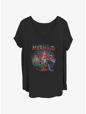 Disney The Little Mermaid Mermaid Crew Womens T-Shirt Plus Size, , hi-res