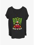 Disney100 Donald Duck Scared Womens T-Shirt Plus Size, BLACK, hi-res