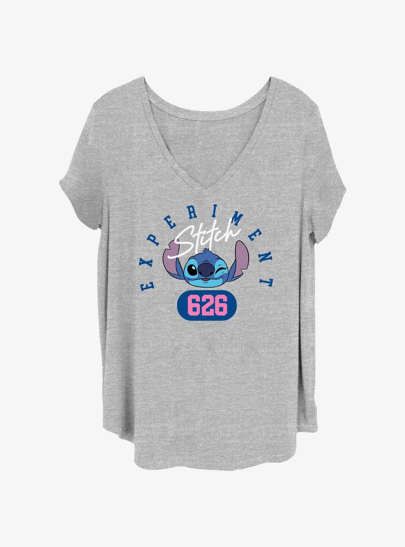 Disney Lilo & Stitch Experiment 626 Collegiate Womens T-Shirt Plus Size, , hi-res