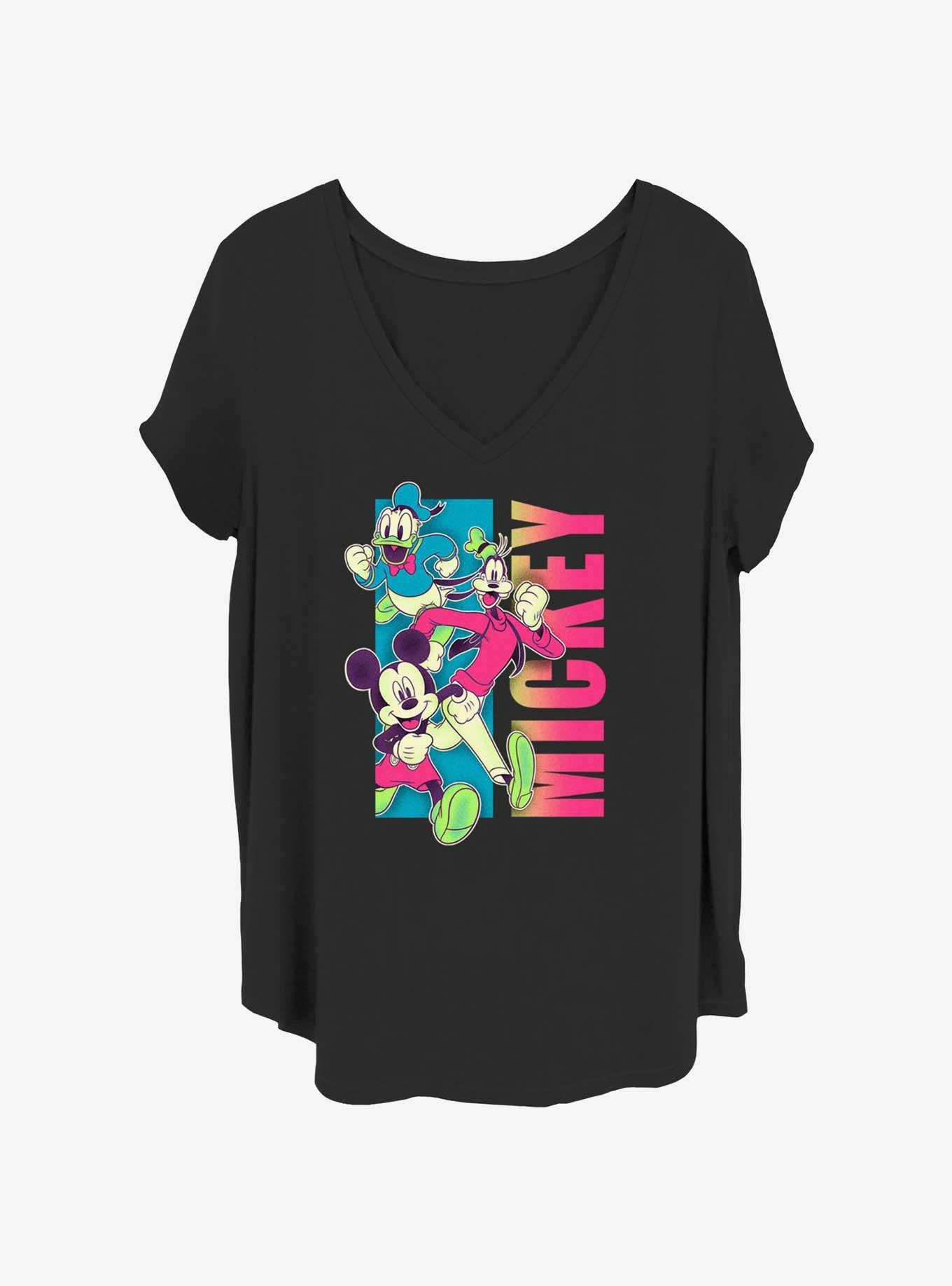 Disney Mickey Mouse Bust Out Womens T-Shirt Plus Size, , hi-res