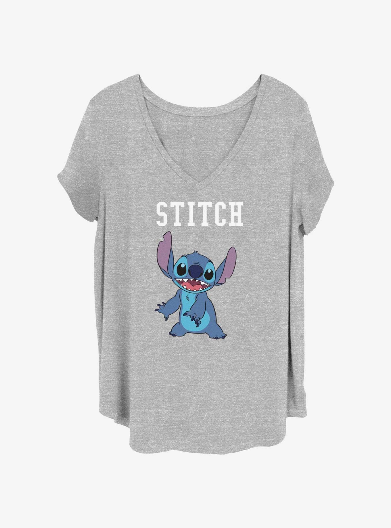 Disney Lilo & Stitch Cool Dude Stitch Womens T-Shirt Plus Size, , hi-res