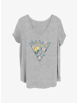 Disney Mickey Mouse Triangle Squad Womens T-Shirt Plus Size, , hi-res