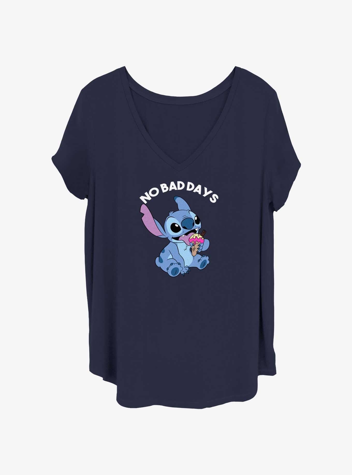 Disney Lilo & Stitch No Bad Days Womens T-Shirt Plus Size, , hi-res