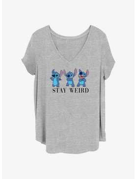 Disney Lilo & Stitch Three Weird Stitch Womens T-Shirt Plus Size, , hi-res