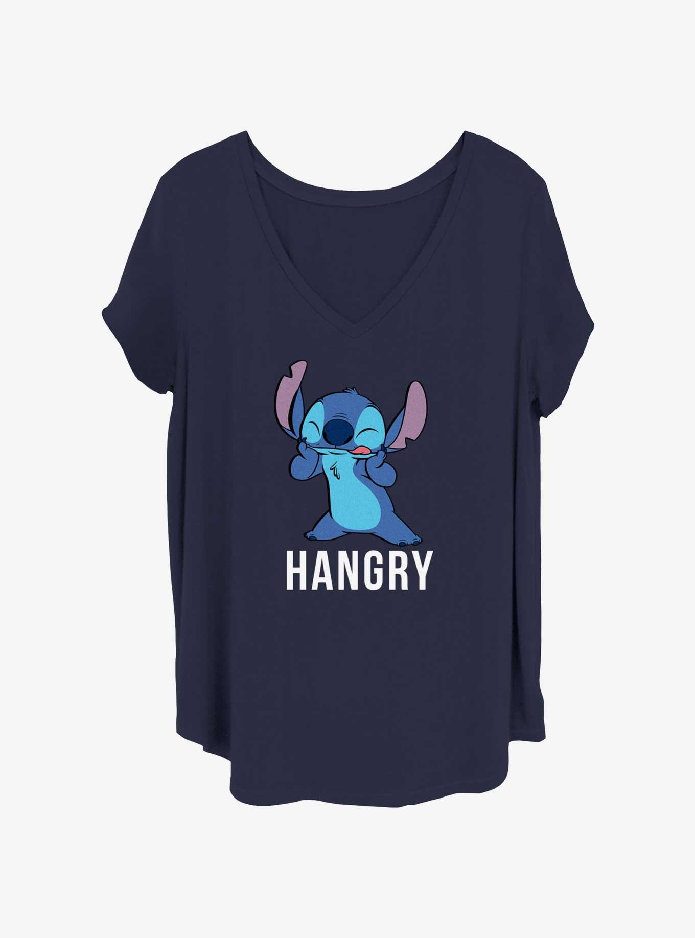 Disney Lilo & Stitch Hangry Smile Womens T-Shirt Plus Size, , hi-res