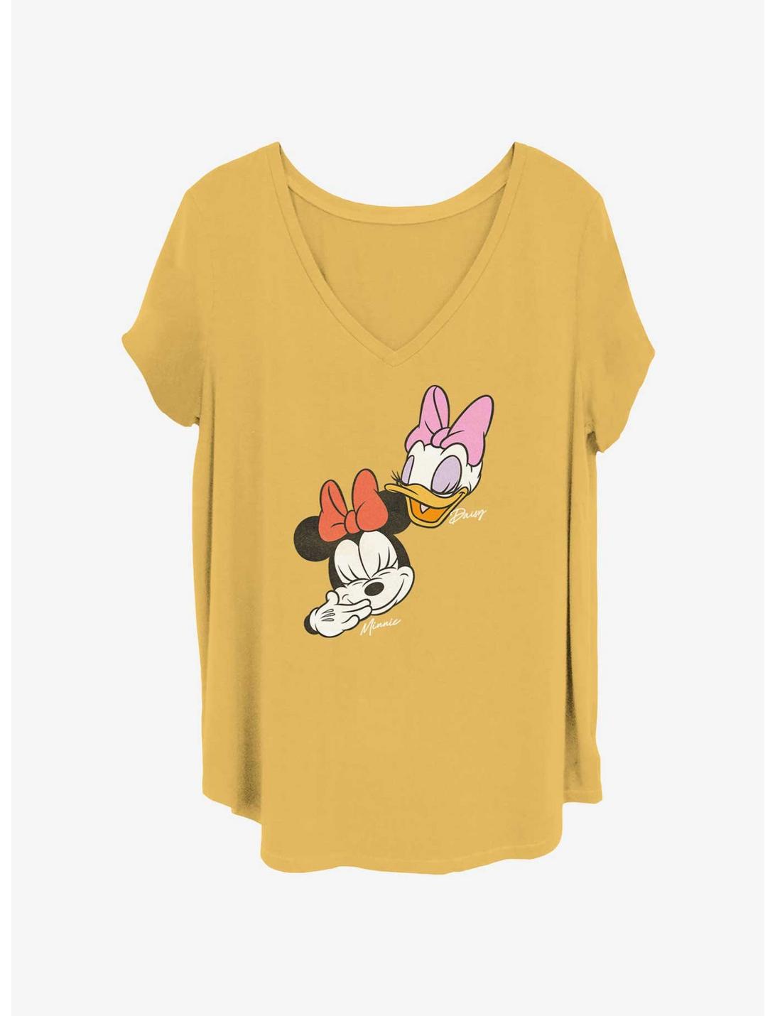 Disney Mickey Mouse Minnie And Daisy Womens T-Shirt Plus Size, OCHRE, hi-res