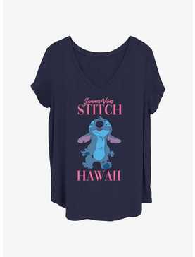 Disney Lilo & Stitch Summer Stitch Womens T-Shirt Plus Size, , hi-res