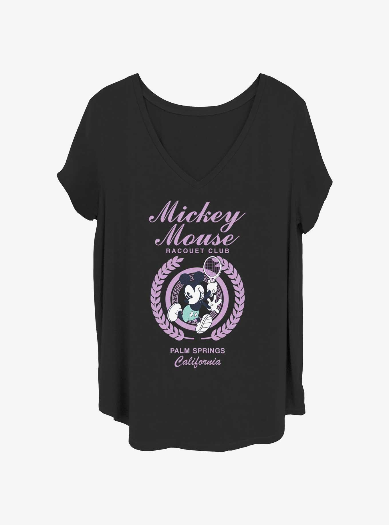 Disney Mickey Mouse Racquet Club Womens T-Shirt Plus Size, , hi-res