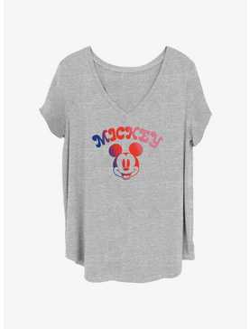 Disney Mickey Mouse Gradient Womens T-Shirt Plus Size, , hi-res