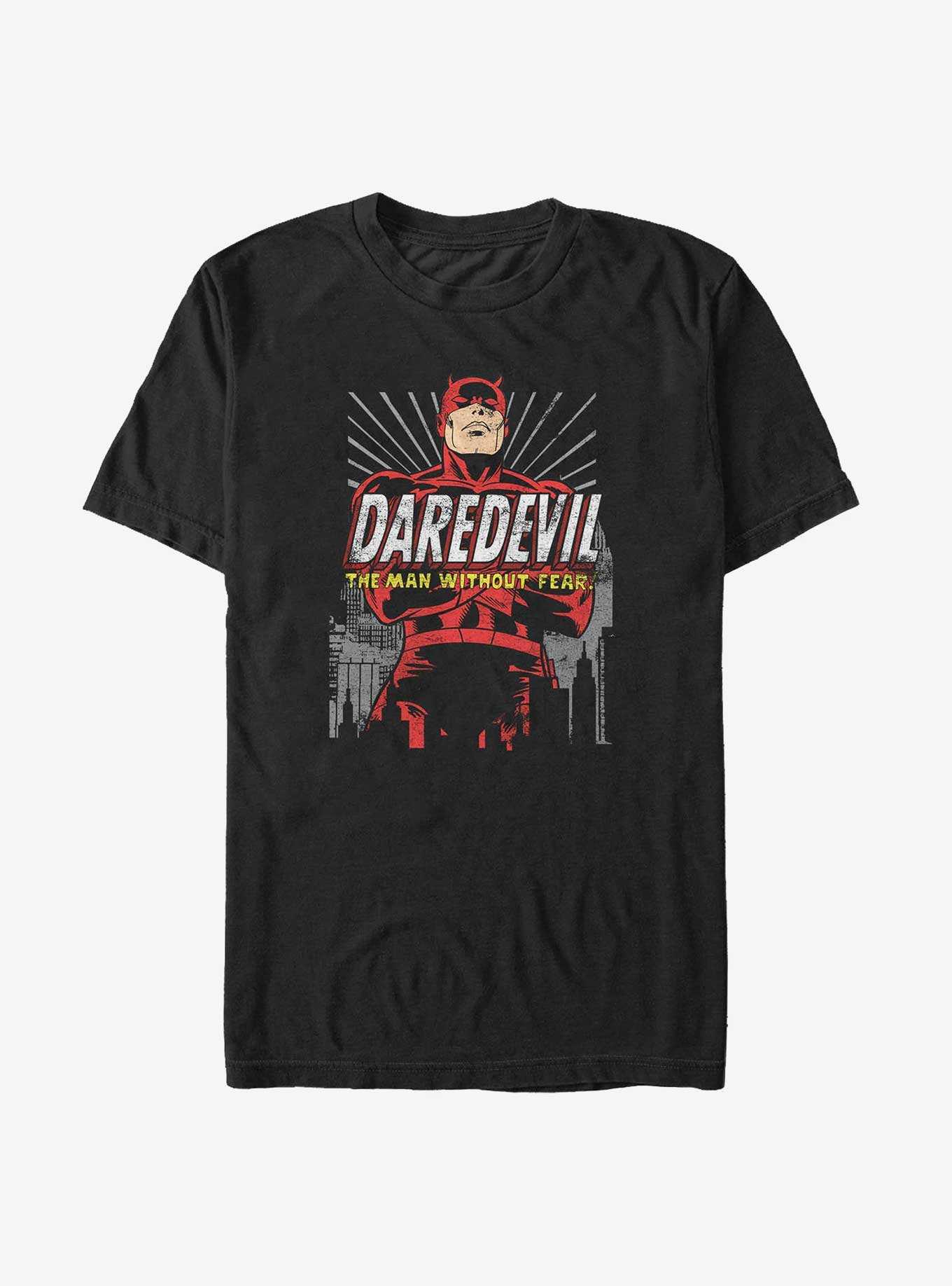 Marvel Dare Devil The Man Without Fear Poster Big & Tall T-Shirt, , hi-res