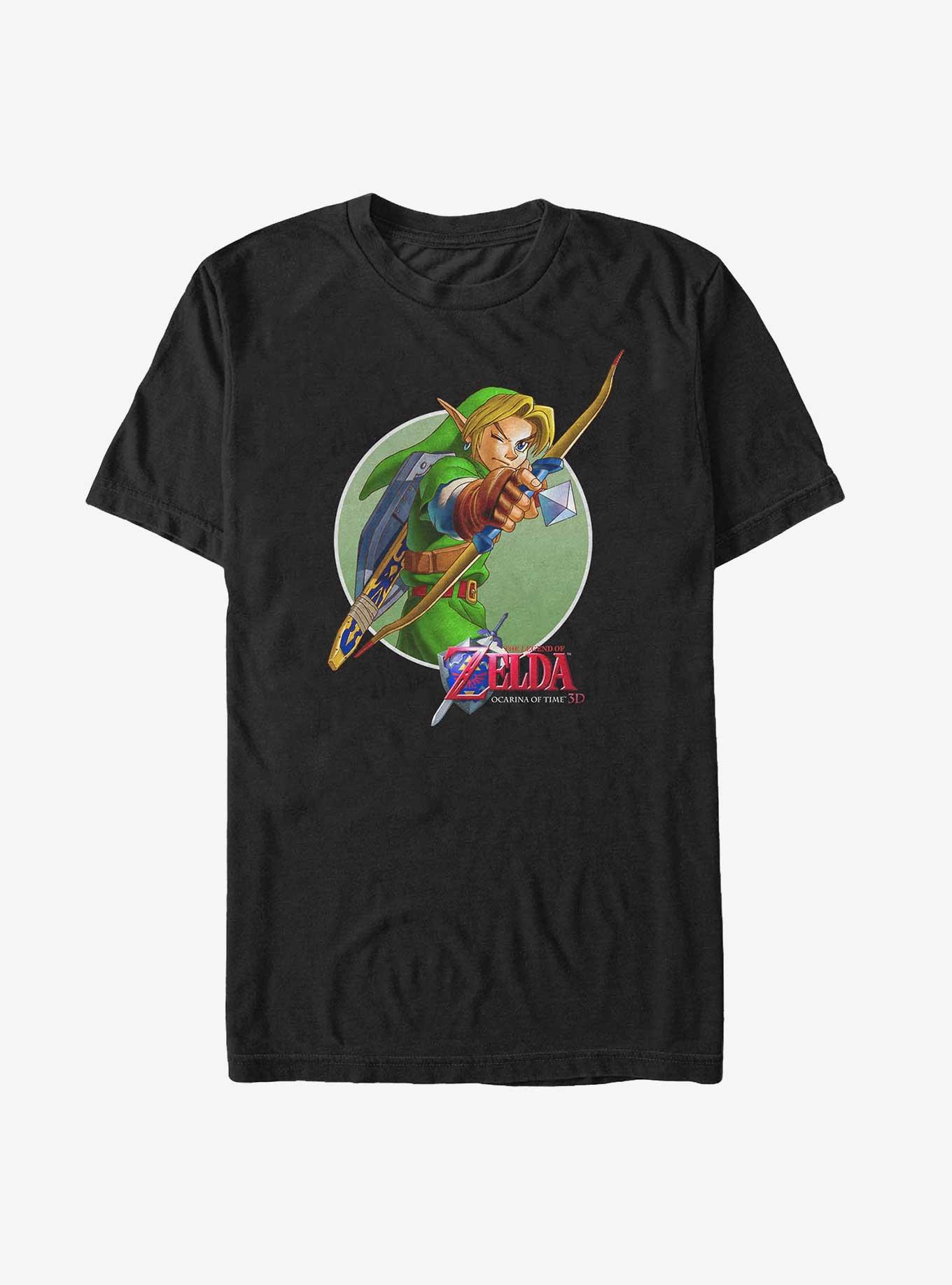 The Legend of Zelda Link Aims Big & Tall T-Shirt