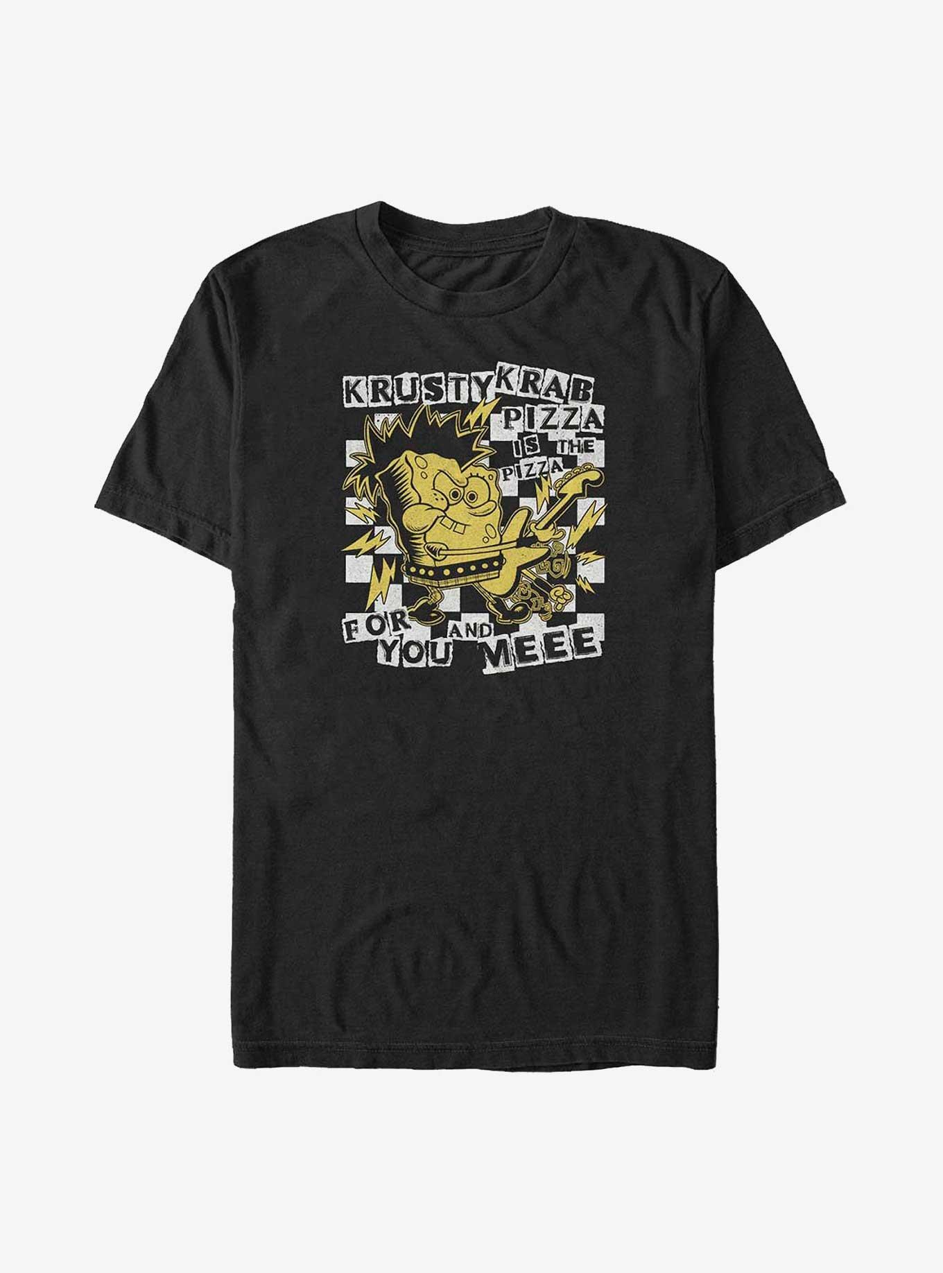 SpongeBob SquarePants PunkBob Krusty Krab Pizza Big & Tall T-Shirt