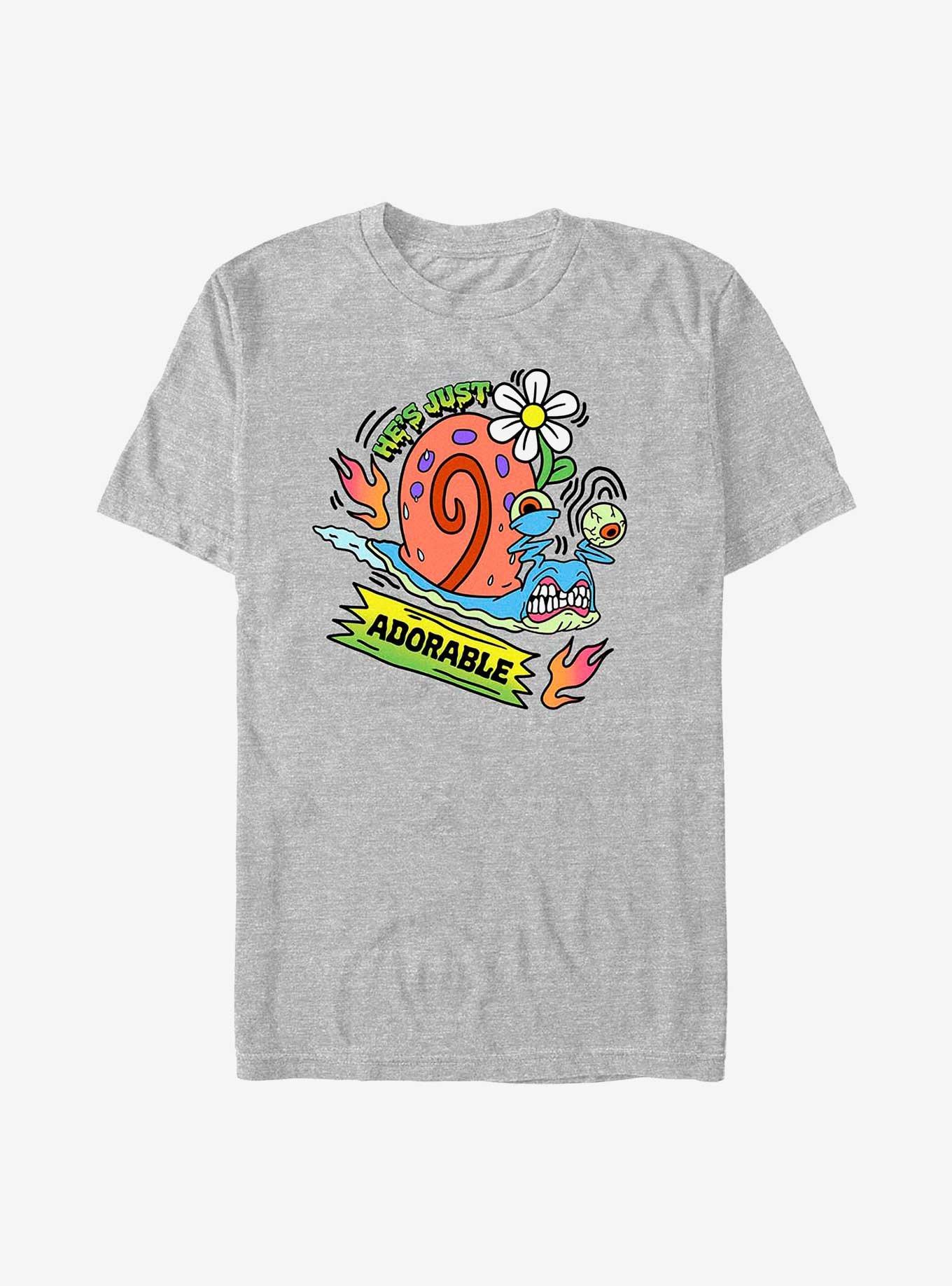 SpongeBob SquarePants Adorable Gary Big & Tall T-Shirt, ATH HTR, hi-res