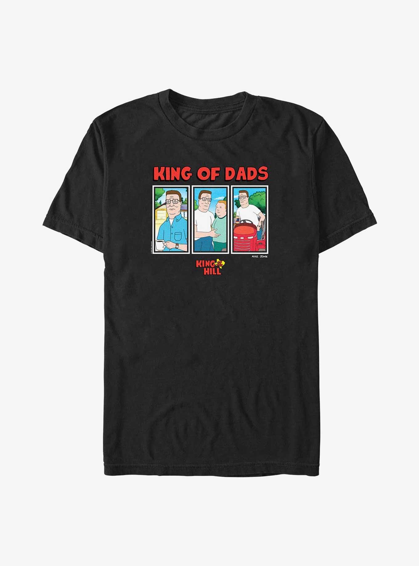 King of the Hill King Of Dads Big & Tall T-Shirt, BLACK, hi-res