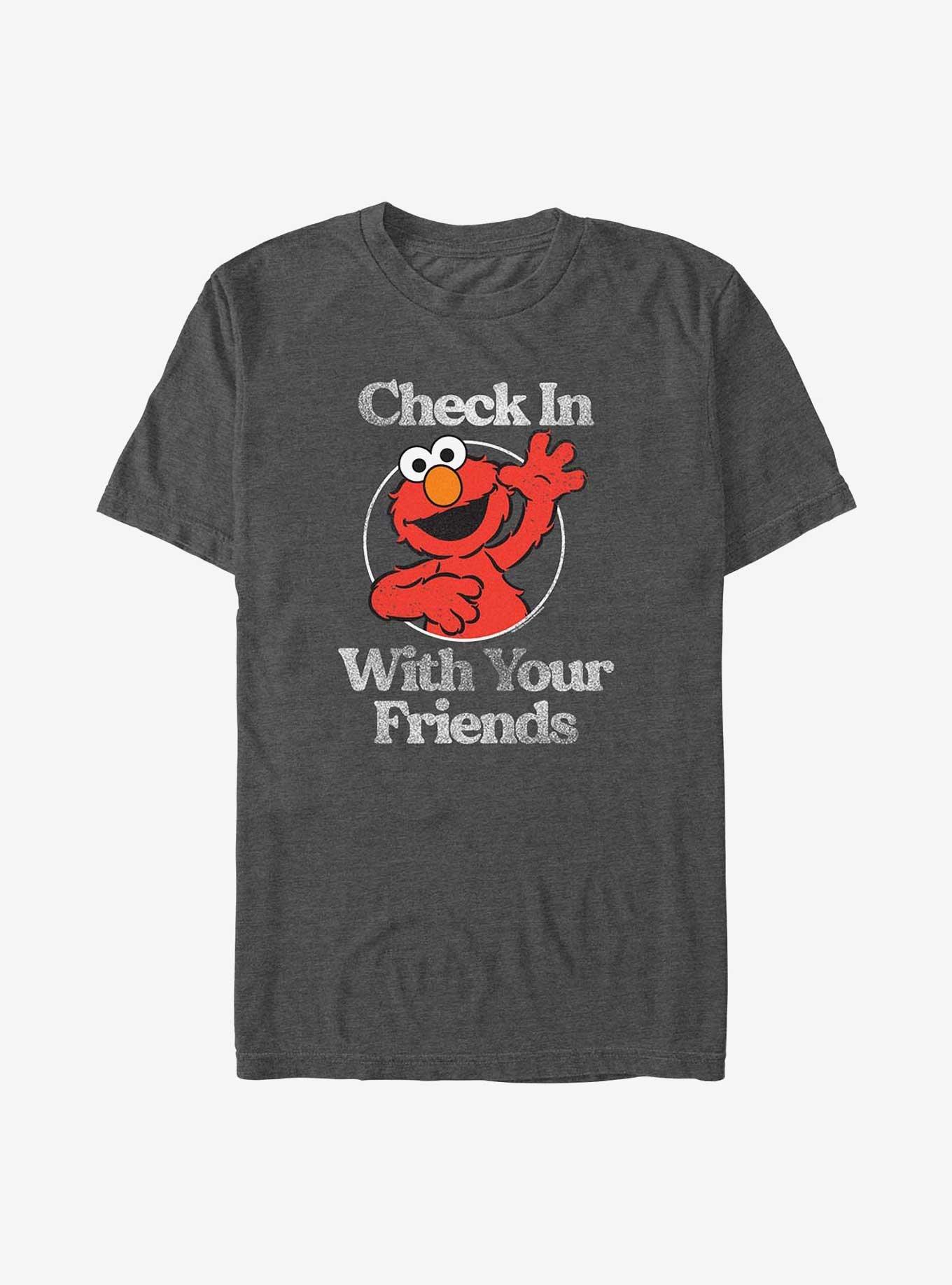 Sesame Street Elmo Check With Friends Big & Tall T-Shirt