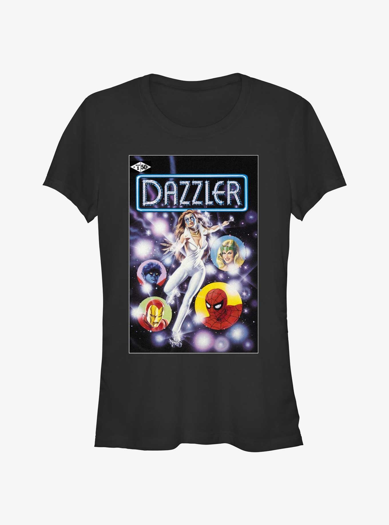 Marvel Dazzler Classic Comic Cover Group Girls T-Shirt, , hi-res