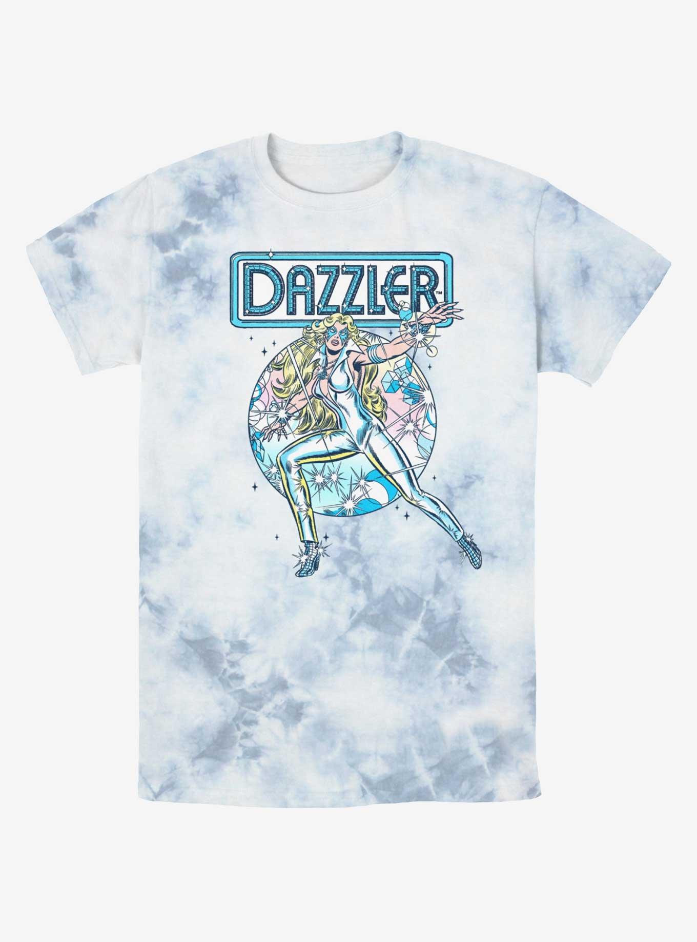 Marvel Dazzler Sparkle Tie-Dye T-Shirt, WHITEBLUE, hi-res