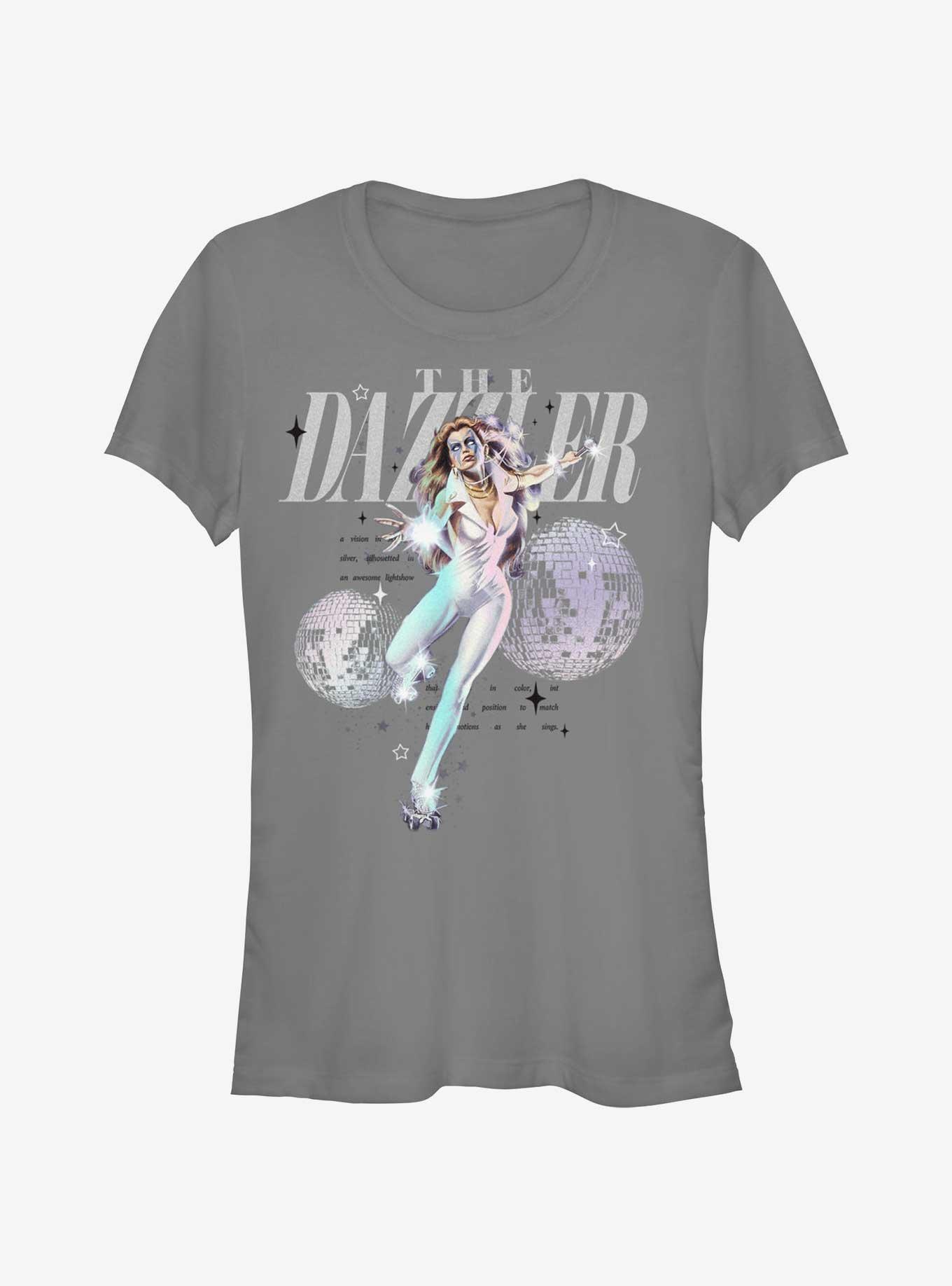 Marvel Dazzler Keeping Disco Alive Girls T-Shirt, CHARCOAL, hi-res