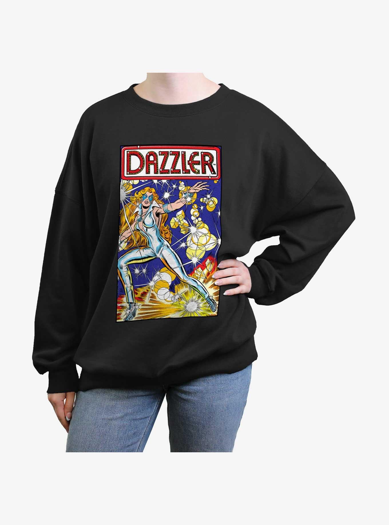 Marvel Dazzler Classic Cover Comic 20 Girls Oversized Sweatshirt, , hi-res