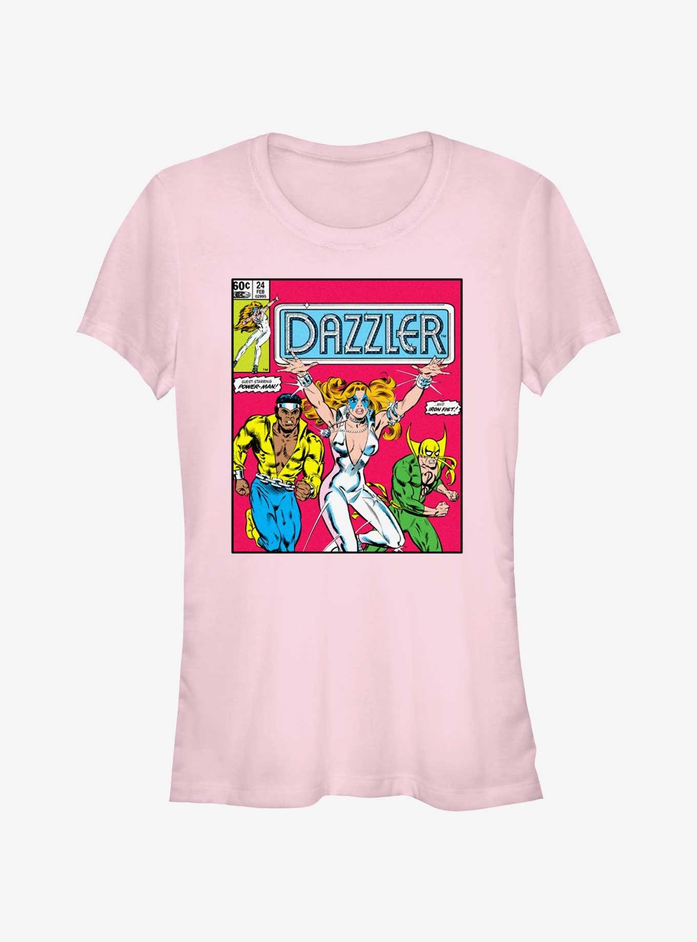 Marvel Dazzler Power Man and Iron Fist Comic Cover Girls T-Shirt