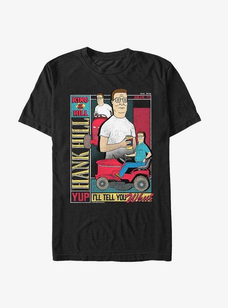 King of the Hill Hank Boxed T-Shirt - BLACK | Hot Topic