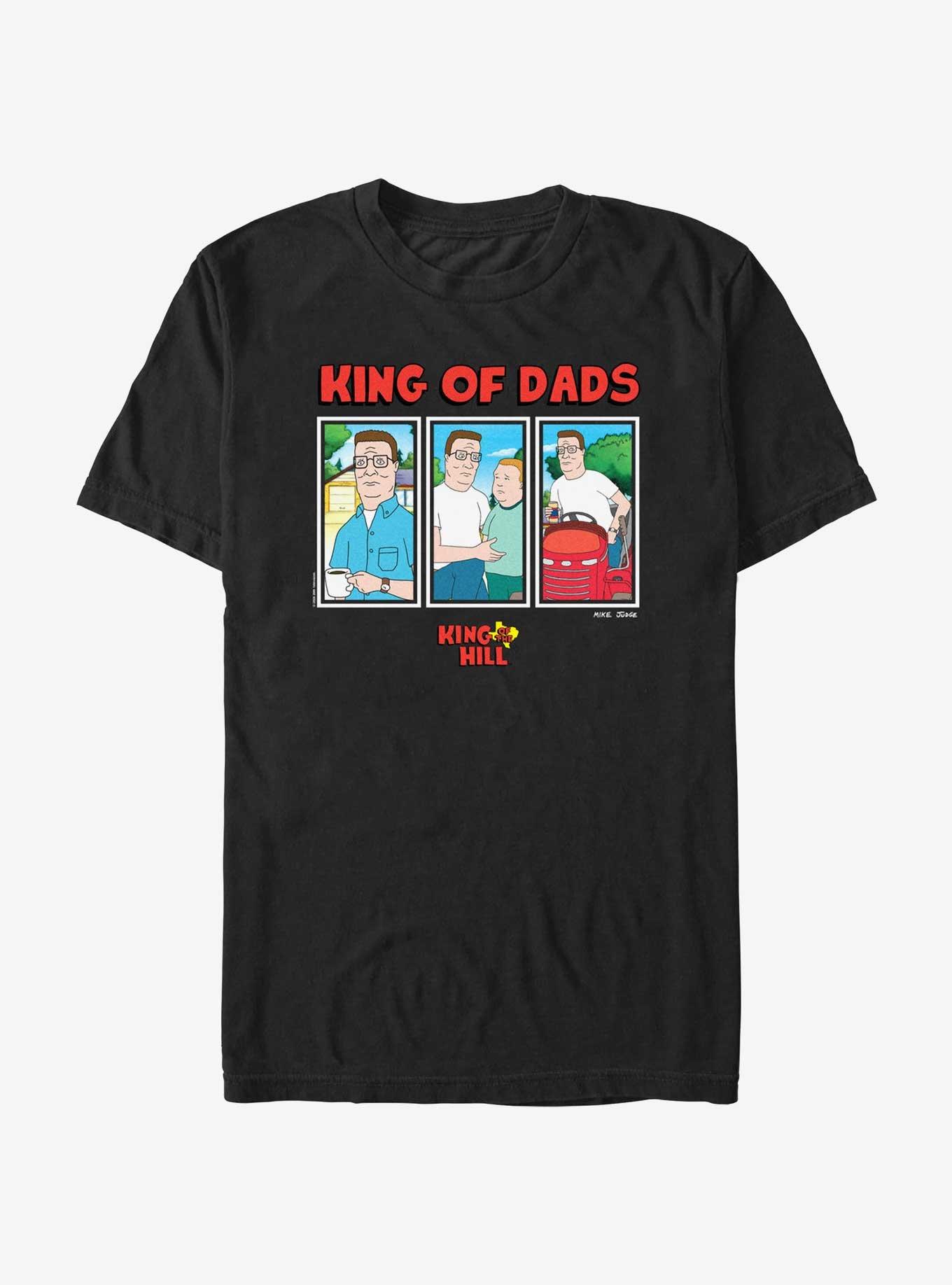 King of the Hill Hank King Of Dads T-Shirt, BLACK, hi-res