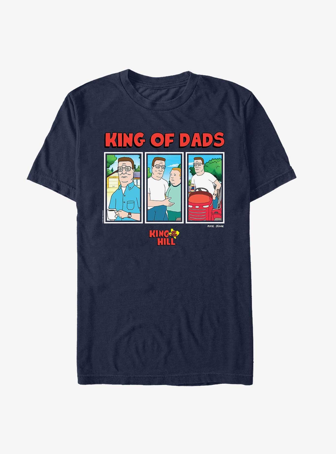 King of the Hill Hank King Of Dads T-Shirt, NAVY, hi-res