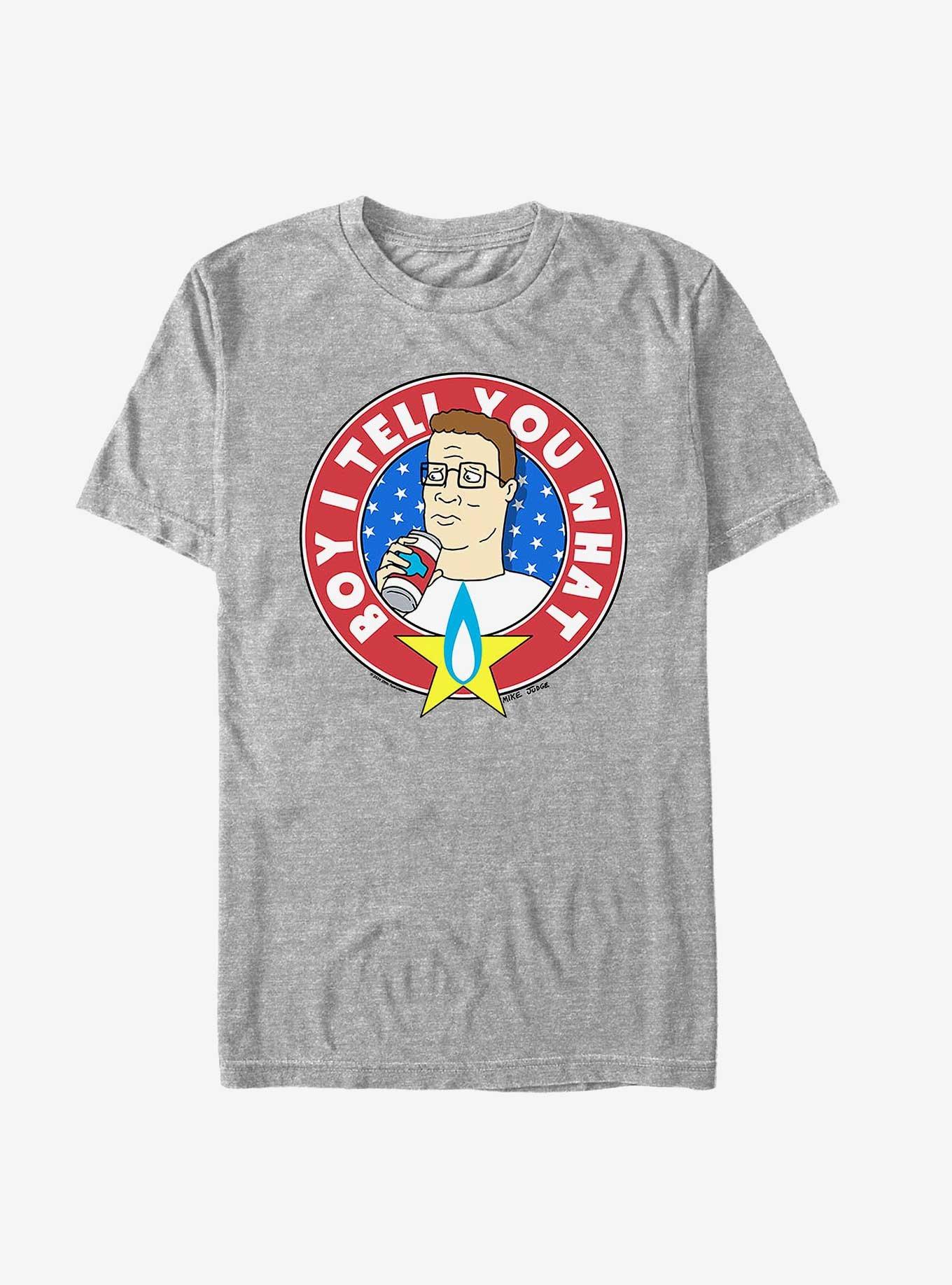 King of the Hill Hank Boy Tell You What T-Shirt, ATH HTR, hi-res