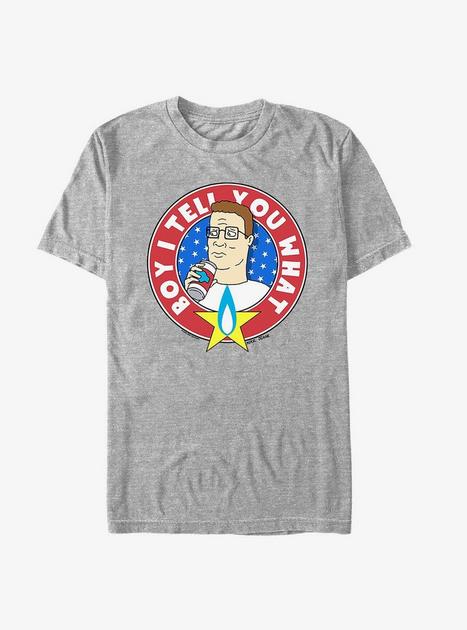 King of the Hill Hank Boy Tell You What T-Shirt - GREY | Hot Topic