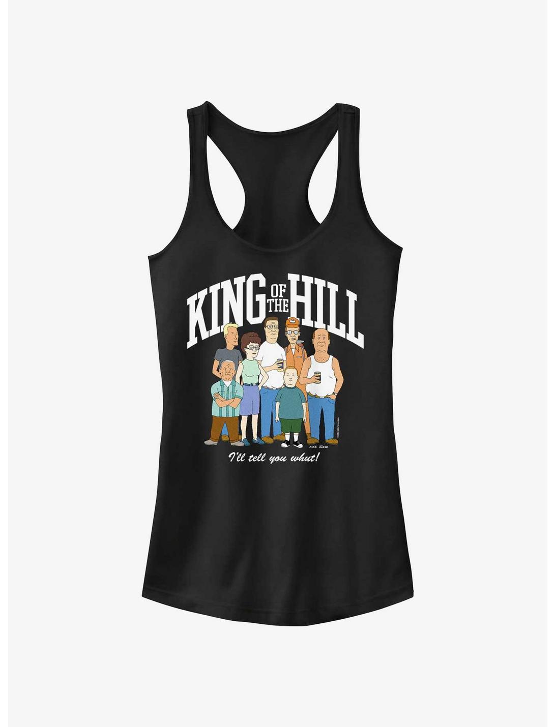King of the Hill Group Girls Tank, BLACK, hi-res