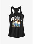 King of the Hill Group Girls Tank, BLACK, hi-res