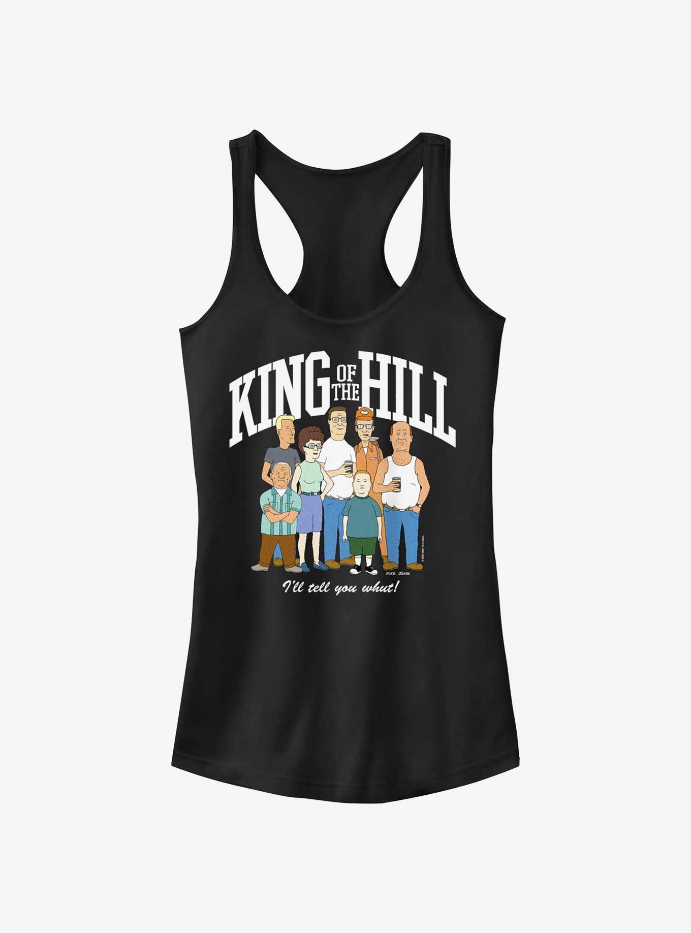 King of the Hill Group Girls Tank, BLACK, hi-res