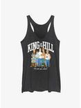 King of the Hill Group Girls Tank, BLK HTR, hi-res